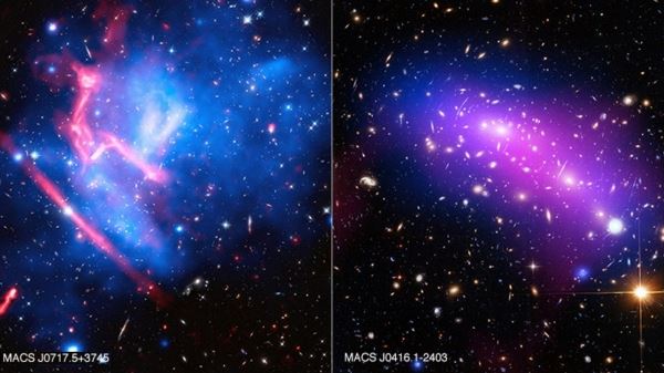 Скопления галактик MACS J0416 и MACS J0717
