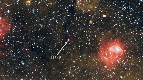Астрономы обнаружили самый быстро вращающийся магнетар