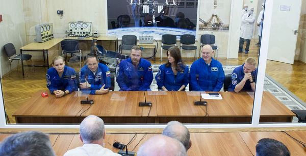Дублирующий экипаж МКС-66 поделился впечатлениями о первом тренировочном дне на Байконуре