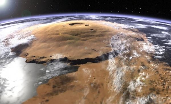 Марс пережил тысячи извержений супервулканов