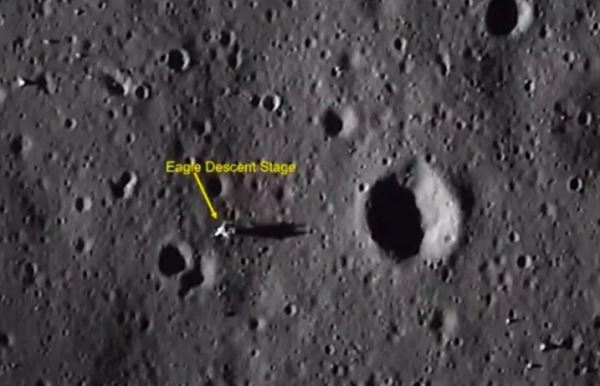 На Луне обнаружили следы присутствия астронавтов США