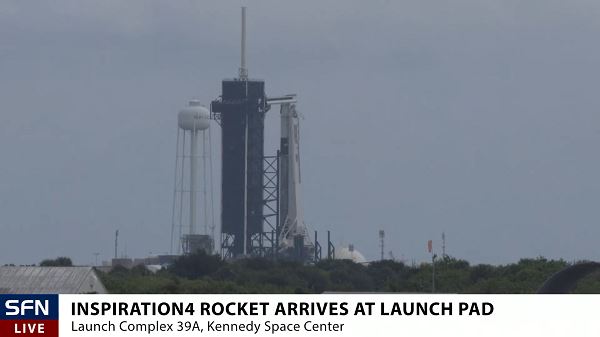 РН Falcon 9 c Crew Dragon вывезена на стартовую площадку